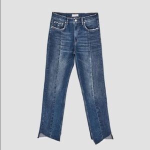 Slim high waist jeans in samurai blue